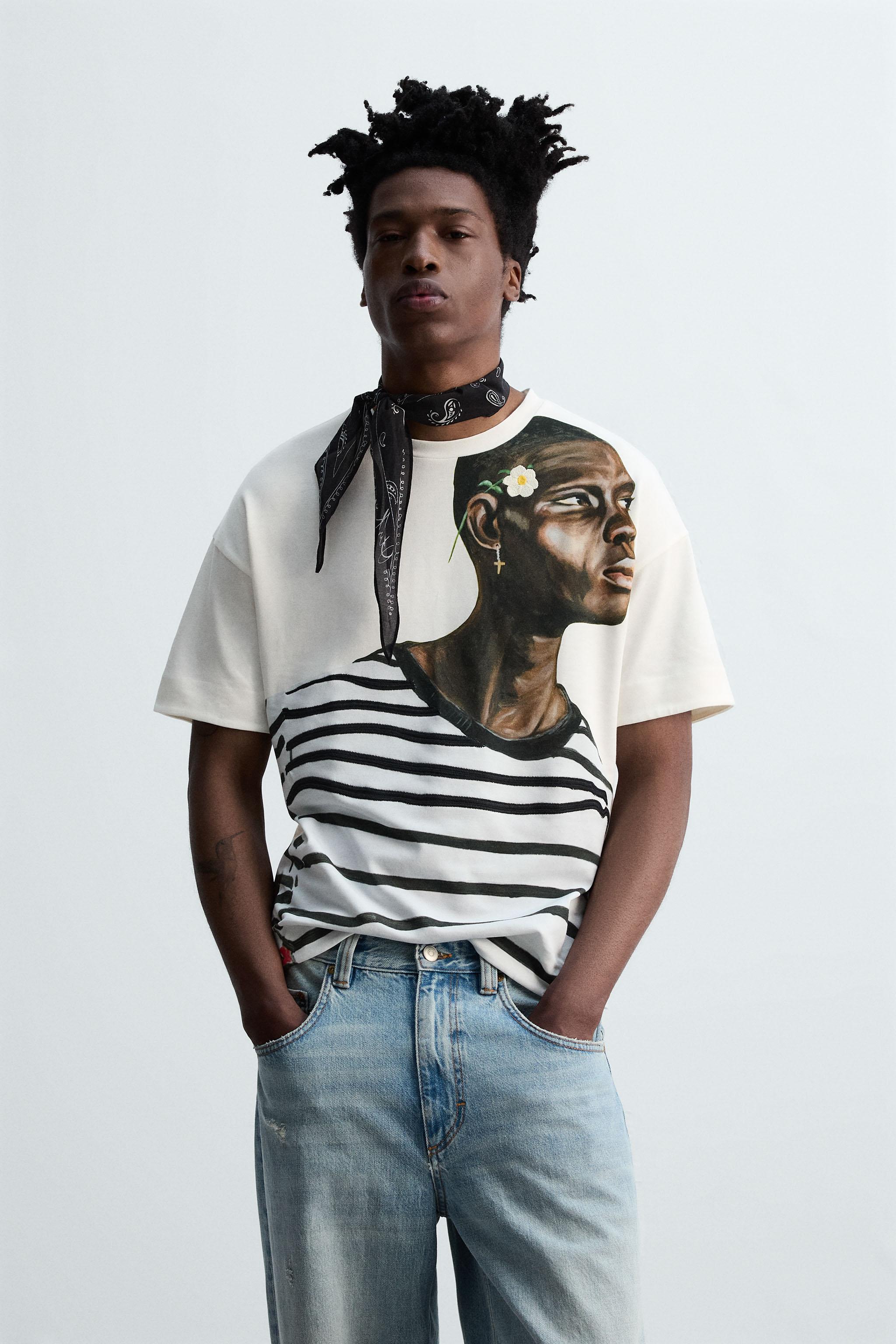 EMBROIDERED PRINT T-SHIRT © OTIS KWAME KYE QUAICOE